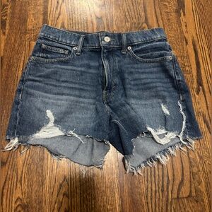 Lucky Brand Blue Distressed Jean Shorts